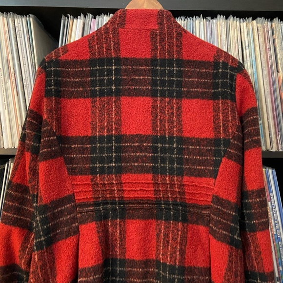💥HOST PICK💥🪵Vintage Lumberjack Women’s Plaid/Flannel Wool Jacket / Peacoat🪵 - Picture 10 of 13